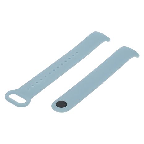 Силиконовый ремешок № 09 серо-голубой для Xiaomi Mi Band 8 Силиконовый ремешок № 09 серо-голубой для Xiaomi Mi Band 8