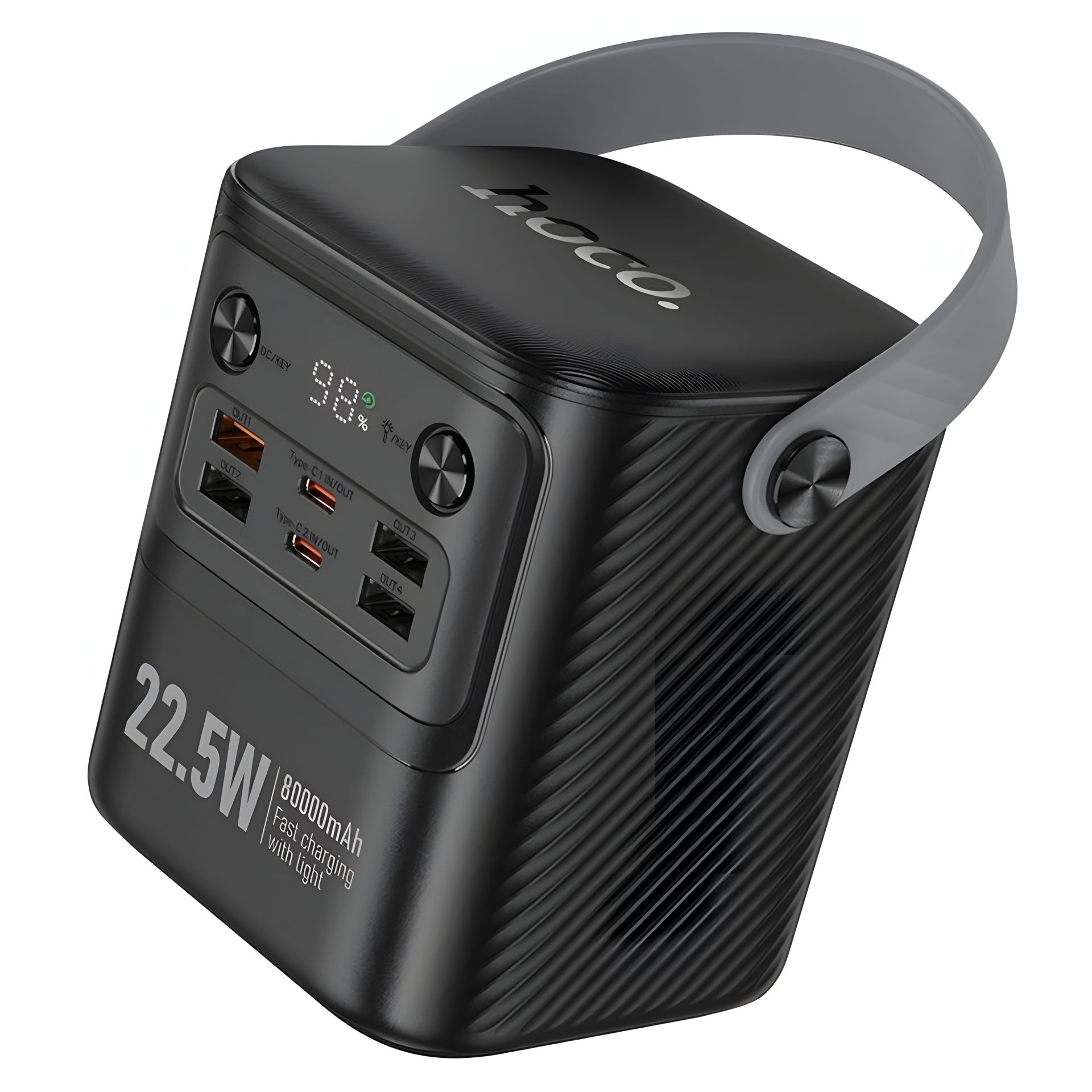 Hoco J152 Powerbank 80000mAh 22.5W / PD 20W Black Hoco J152 Powerbank 80000mAh 22.5W / PD 20W Black