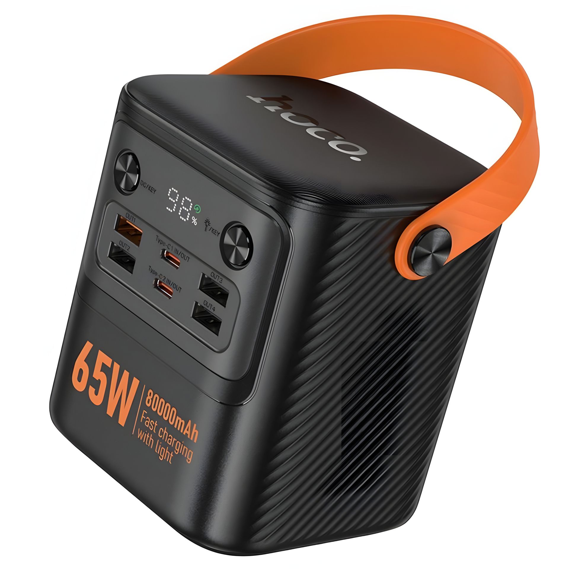 Повербанк Hoco J152 Pro 80000mAh PD 65W black Повербанк Hoco J152 Pro 80000mAh PD 65W black