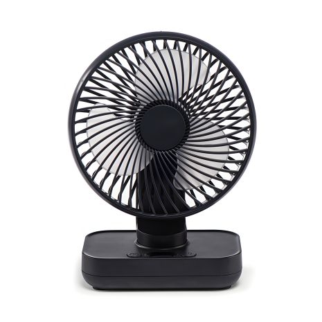 Вентилятор настольный беспроводной аккумуляторный с автоколебанием GXQC D606Y black