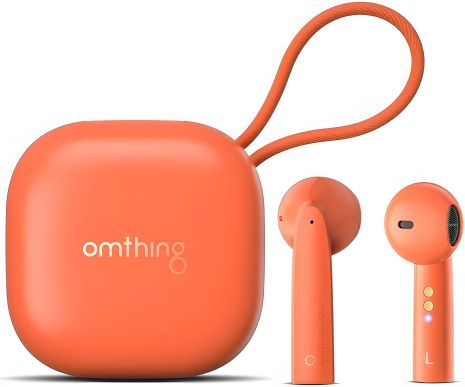 Навушники бездротові 1MORE Omthing Air Free Pods, BT5.0, ENC, Qi, TWS, 400mAh, 5h, (EO005) orange UA UCRF Навушники бездротові 1MORE Omthing Air Free Pods, BT5.0, ENC, Qi, TWS, 400mAh, 5h, (EO005) orange UA UCRF