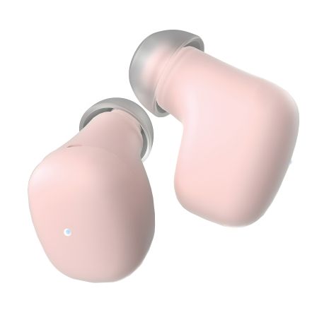 Bluetooth-гарнитура наушники Ergo BS-530 Twins Nano 2 розовые UA UCRF
