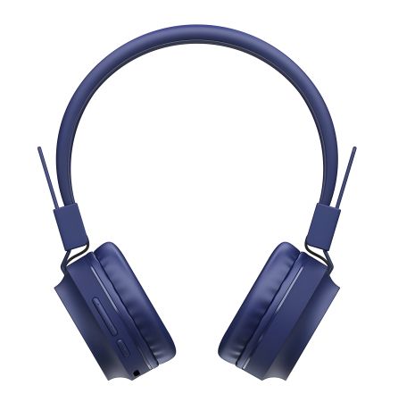 Наушники Bluetooth HOCO W25 Promise |MicroSD/AUX| синие