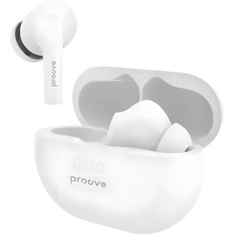 Наушники Proove Woop with ANC TWS white Bluetooth Earphones UA UCRF Наушники Proove Woop with ANC TWS white Bluetooth Earphones UA UCRF