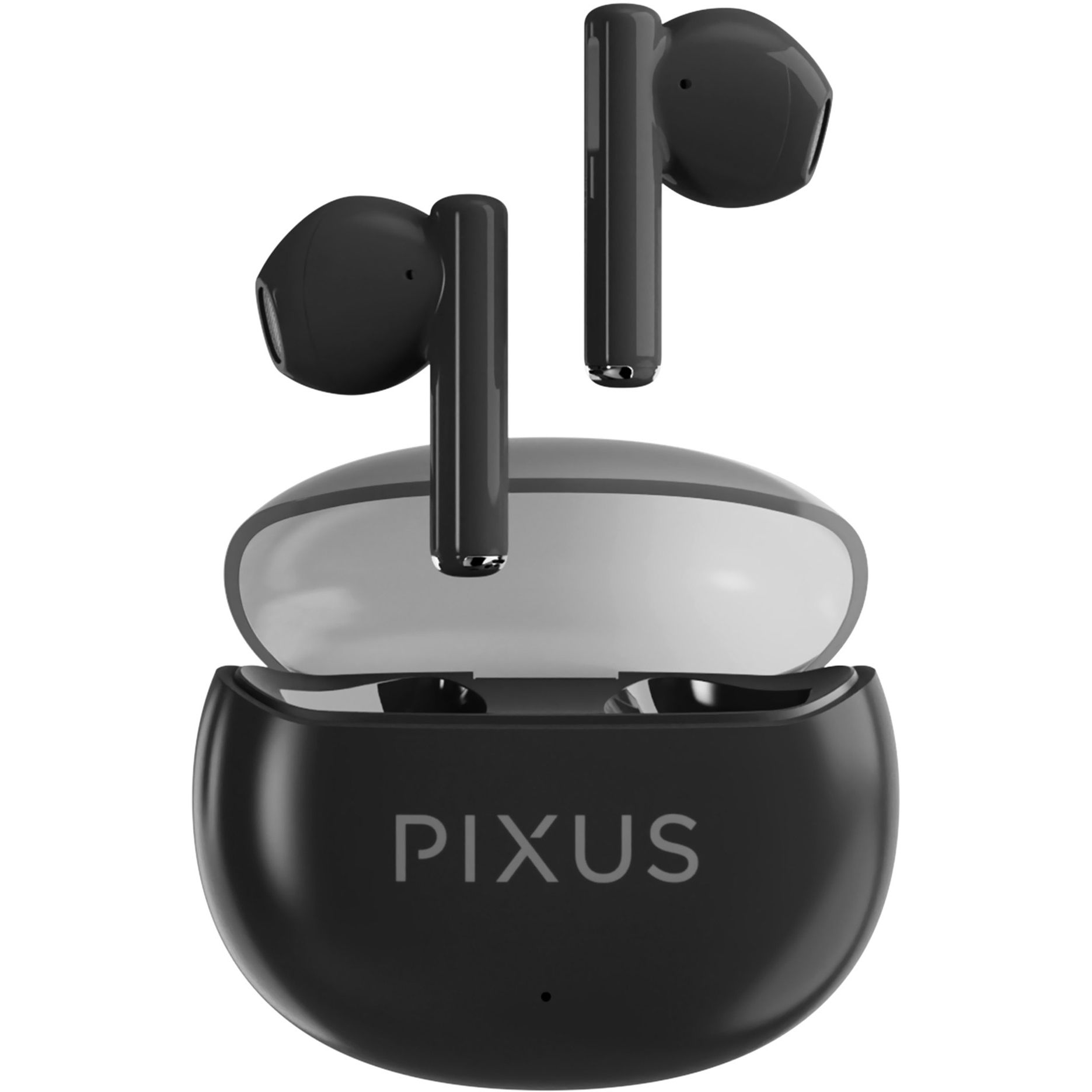 Наушники Pixus Spase TWS 5.3 black Bluetooth Earbuds UA UCRF Наушники Pixus Spase TWS 5.3 black Bluetooth Earbuds UA UCRF