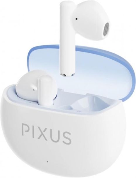 Наушники Pixus Spase TWS 5.3 white Bluetooth Earbuds UA UCRF Наушники Pixus Spase TWS 5.3 white Bluetooth Earbuds UA UCRF