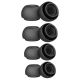Комплект амбушур для AirPods Pro 1-2, 4шт (XS, S, M, L), силікон, Black Комплект амбушур для AirPods Pro 1-2, 4шт (XS, S, M, L), силікон, Black