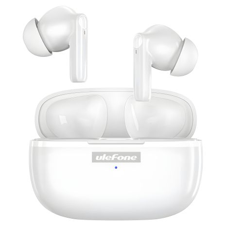 Белые наушники Ulefone TWS 5.1 Bluetooth Earbuds UA UCRF