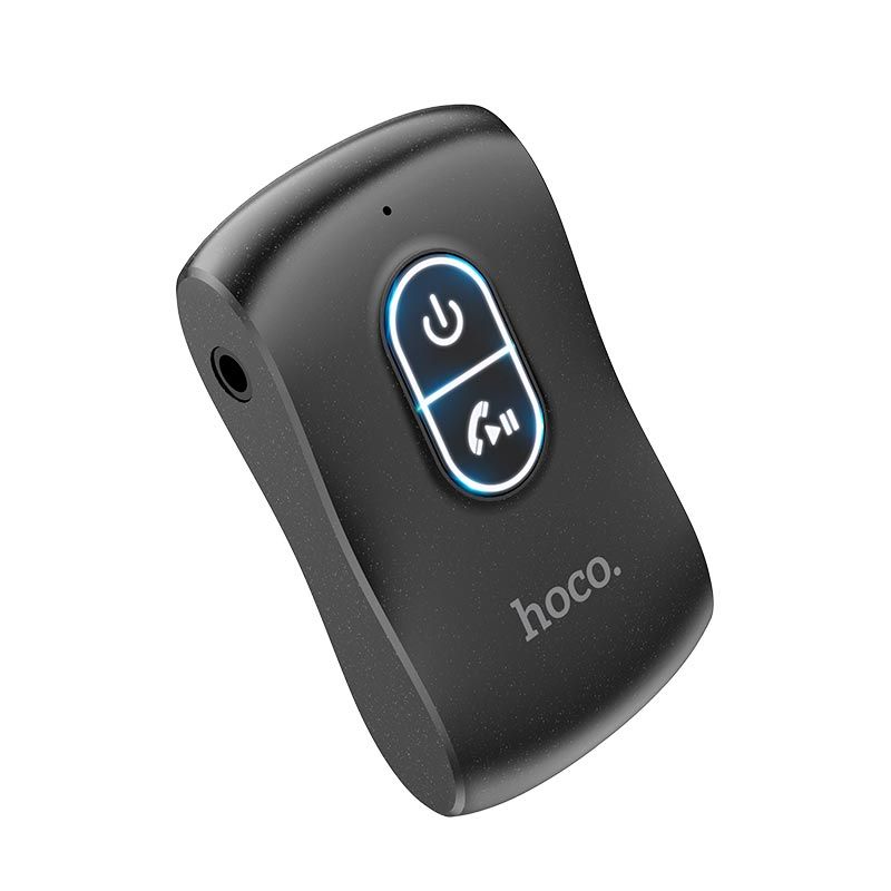 Ресивер/Трансмиттер 2в1 Hoco E73 Pro Journey Bluetooth AUX Black Ресивер/Трансмиттер 2в1 Hoco E73 Pro Journey Bluetooth AUX Black
