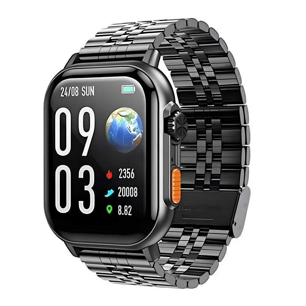 Смарт годинник Hoco DYD02 (call version) BT5.2, BT4.0, 300mAh, 5d, Чорний Смарт годинник Hoco DYD02 (call version) BT5.2, BT4.0, 300mAh, 5d, Чорний