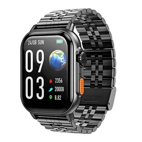 Смарт годинник Hoco DYD02 (call version) BT5.2, BT4.0, 300mAh, 5d, Чорний Смарт годинник Hoco DYD02 (call version) BT5.2, BT4.0, 300mAh, 5d, Чорний