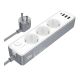 Удлинитель Borofone BAC9 (PD20W/1C3A)(EU)(L=2M) белый Удлинитель Borofone BAC9 (PD20W/1C3A)(EU)(L=2M) белый