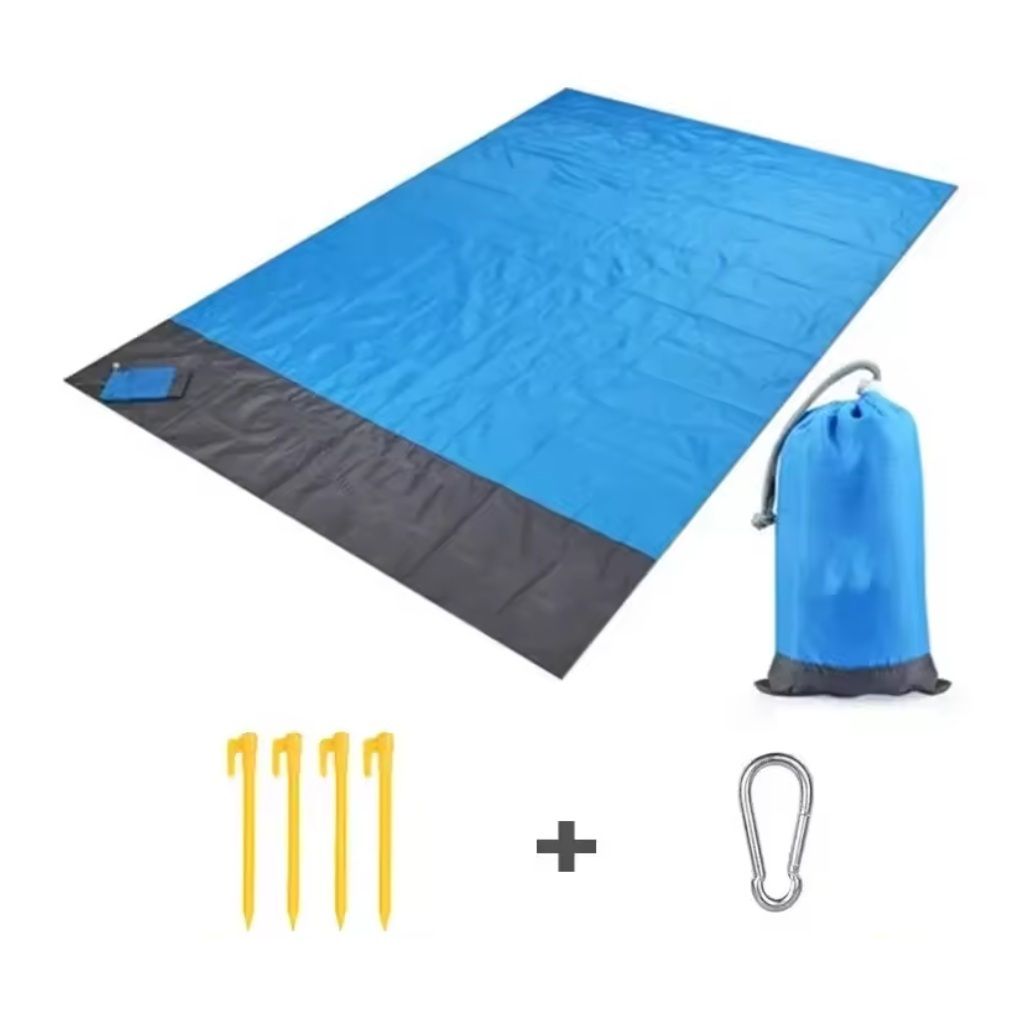 Універсальна туристична підстилка, 200x140cm, для пляжу, намету, пікніка, Blue Універсальна туристична підстилка, 200x140cm, для пляжу, намету, пікніка, Blue