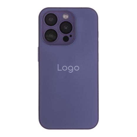 AG-Glass Matte Case with Camera Lens Protection and MagSafe for iPhone 15 Pro Deep Purple AG-Glass Matte Case with Camera Lens Protection and MagSafe for iPhone 15 Pro Deep Purple