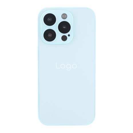 AG-Glass Matte Case with Camera Lens Protection and MagSafe for iPhone 15 Pro Glacial Blue
