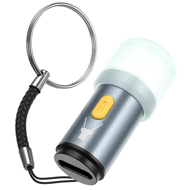 Лампа-ліхтарик Type-C to LED Hoco UA38A, gray Лампа-ліхтарик Type-C to LED Hoco UA38A, gray