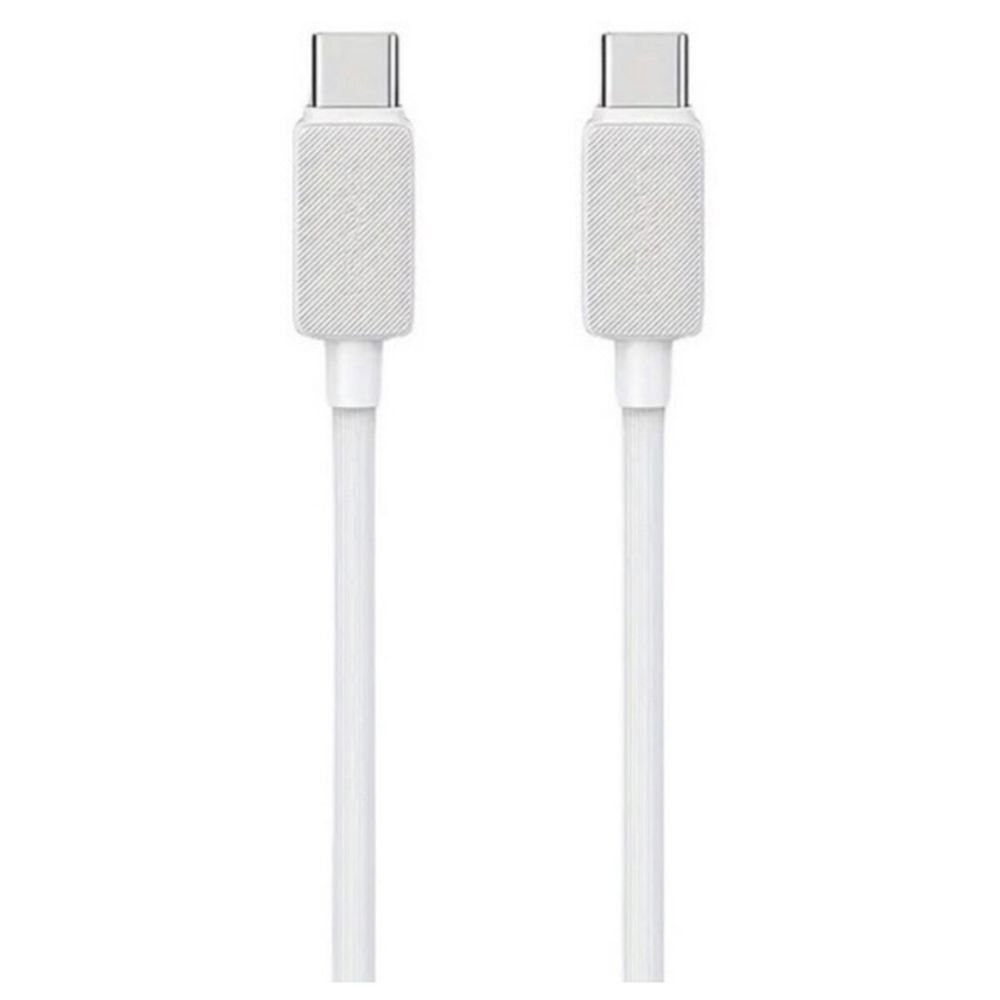 Usams Striped Data Cable US-SJ696 60W Type-C To Type-C-KY Series 2m белый Usams Striped Data Cable US-SJ696 60W Type-C To Type-C-KY Series 2m белый