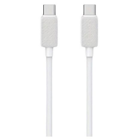 Usams Striped Data Cable US-SJ696 60W Type-C To Type-C-KY Series 2m белый