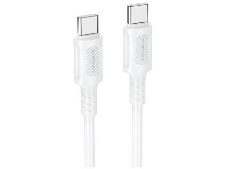 USB кабель Borofone BX111 60W Type-C to Type-C белый