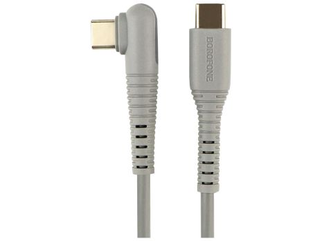 USB кабель Borofone BX105 Corriente Type-C to Type-C 60W серый USB кабель Borofone BX105 Corriente Type-C to Type-C 60W серый