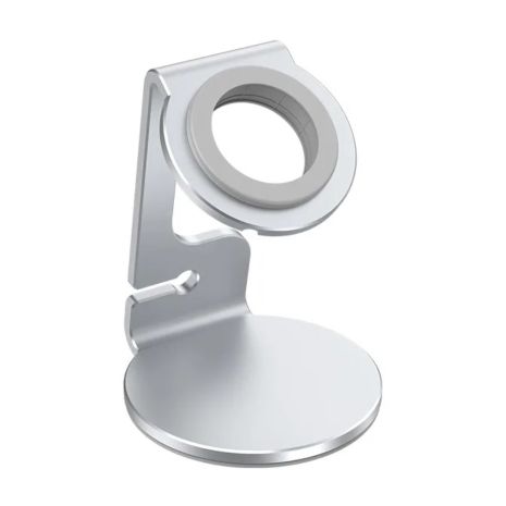 T5 серебристый Настольный держатель с кольцом для apple watch алюминиевый