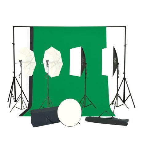 Фотостудийный комплект Puluz PKT3112 готовый черный Фотостудийный комплект Puluz PKT3112 готовый черный