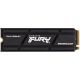 Kingston M.2 FURY Renegade SSD With Heatsink 4TB 2280 NVMe PCIe Gen 4.0 x4 3D TLC NAND