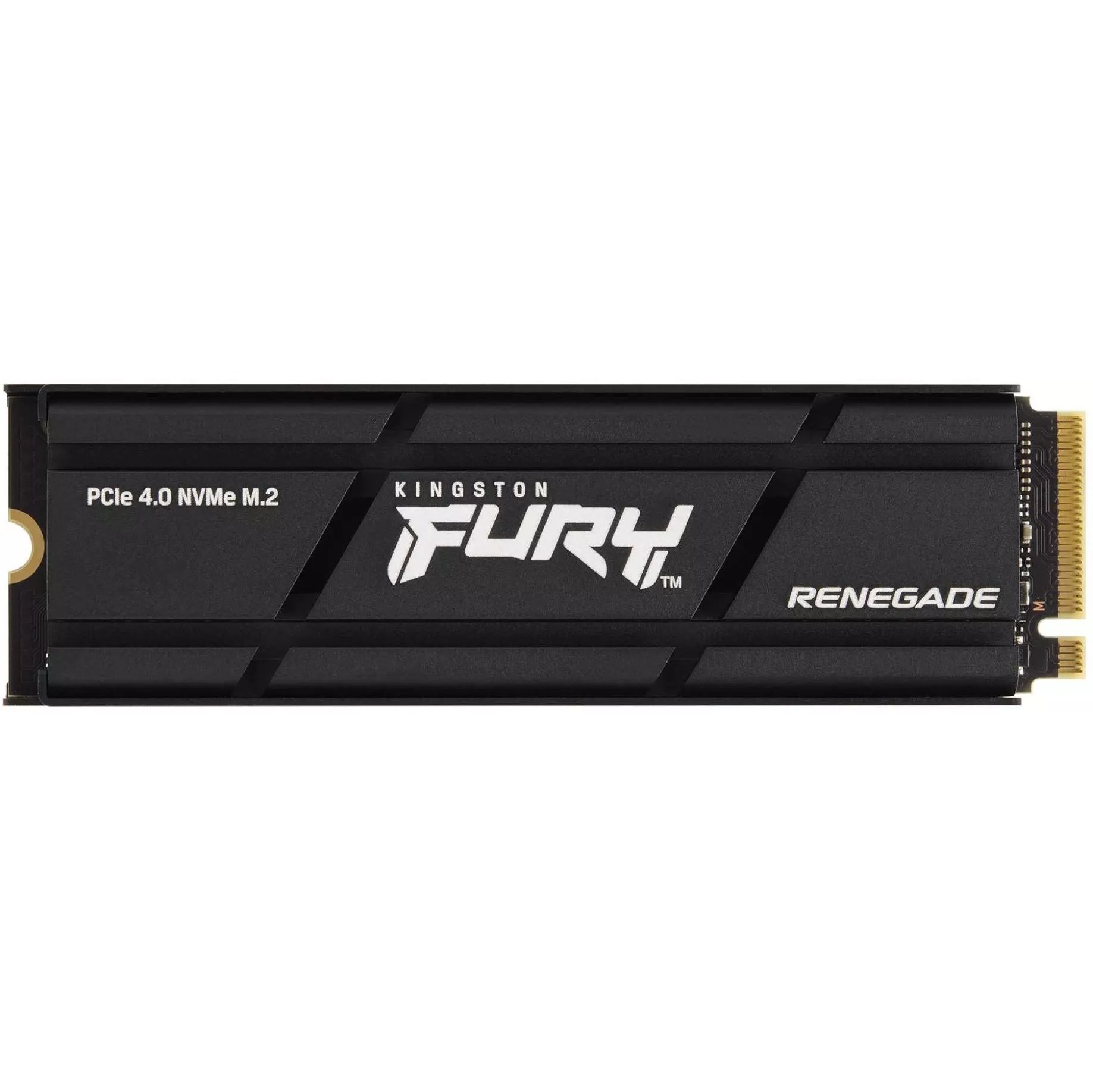 Kingston M.2 FURY Renegade SSD With Heatsink 4TB 2280 NVMe PCIe Gen 4.0 x4 3D TLC NAND Kingston M.2 FURY Renegade SSD With Heatsink 4TB 2280 NVMe PCIe Gen 4.0 x4 3D TLC NAND