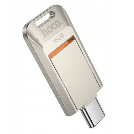 Hoco UD17 16GB Silver Type-C металлический флеш накопитель