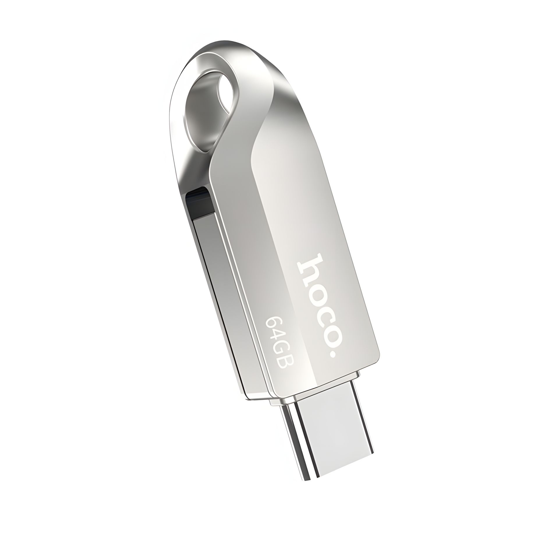 Hoco UD8 64GB Smart Type-C USB 3.0 серебристый накопитель Hoco UD8 64GB Smart Type-C USB 3.0 серебристый накопитель