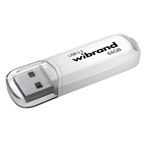 USB флеш-накопитель Gen1 Wibrand 64GB Marten 3.2 белый