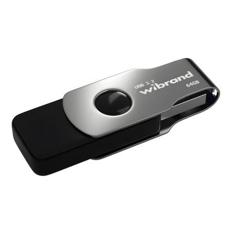 USB 3.2 Gen1 Lizard 64GB Black Wibrand Флеш-накопитель