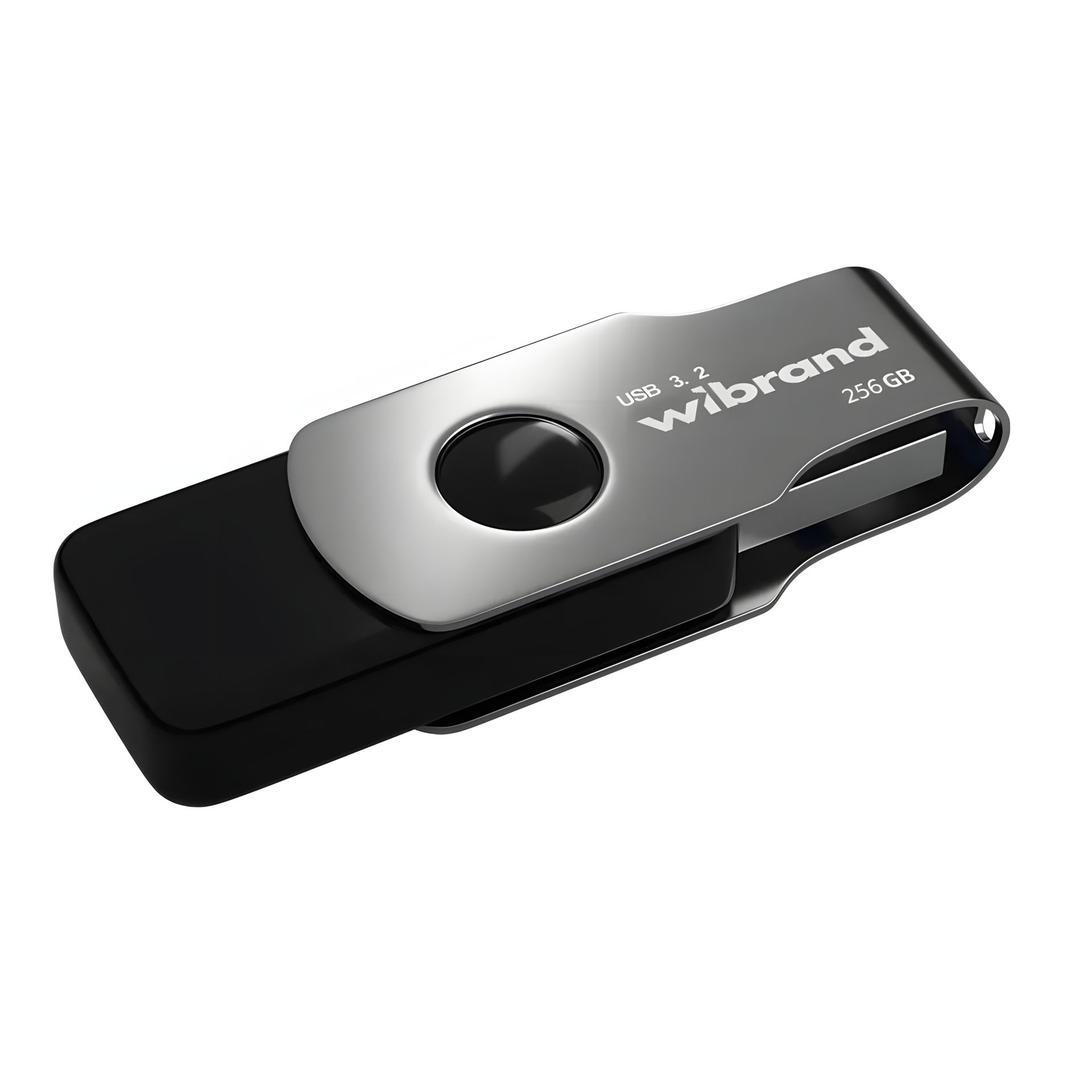 Флеш накопичувач USB Wibrand Lizard, USB 3.2 Gen1, 256GB, Black Флеш накопичувач USB Wibrand Lizard, USB 3.2 Gen1, 256GB, Black