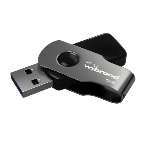 Wibrand 512GB USB 3.2 Gen1 Black Флеш-накопитель Lizard