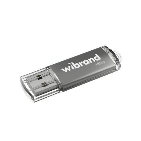 Серебристый Wibrand USB 2.0 16Gb Флеш-накопитель Cougar