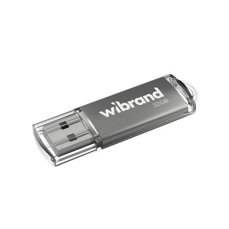 Серебристый Wibrand USB 2.0 Флеш-накопитель 32Gb Cougar