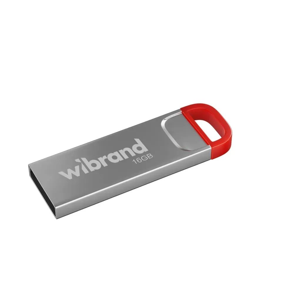 Флеш накопичувач USB Wibrand Falcon, USB 2.0. 16GB, Red Флеш накопичувач USB Wibrand Falcon, USB 2.0. 16GB, Red