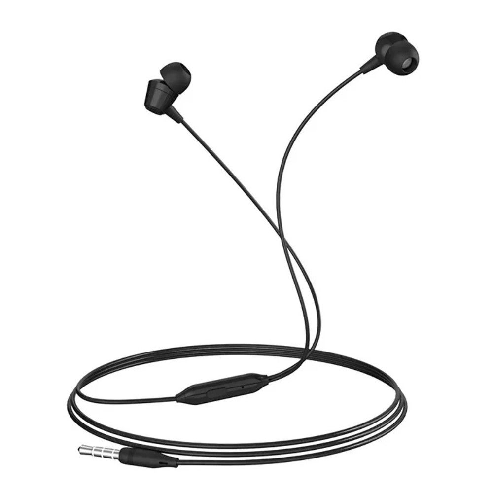 Дротові вакуумні навушники Borofone BM20, 3.5mm, 1.2m, Чорний Дротові вакуумні навушники Borofone BM20, 3.5mm, 1.2m, Чорний