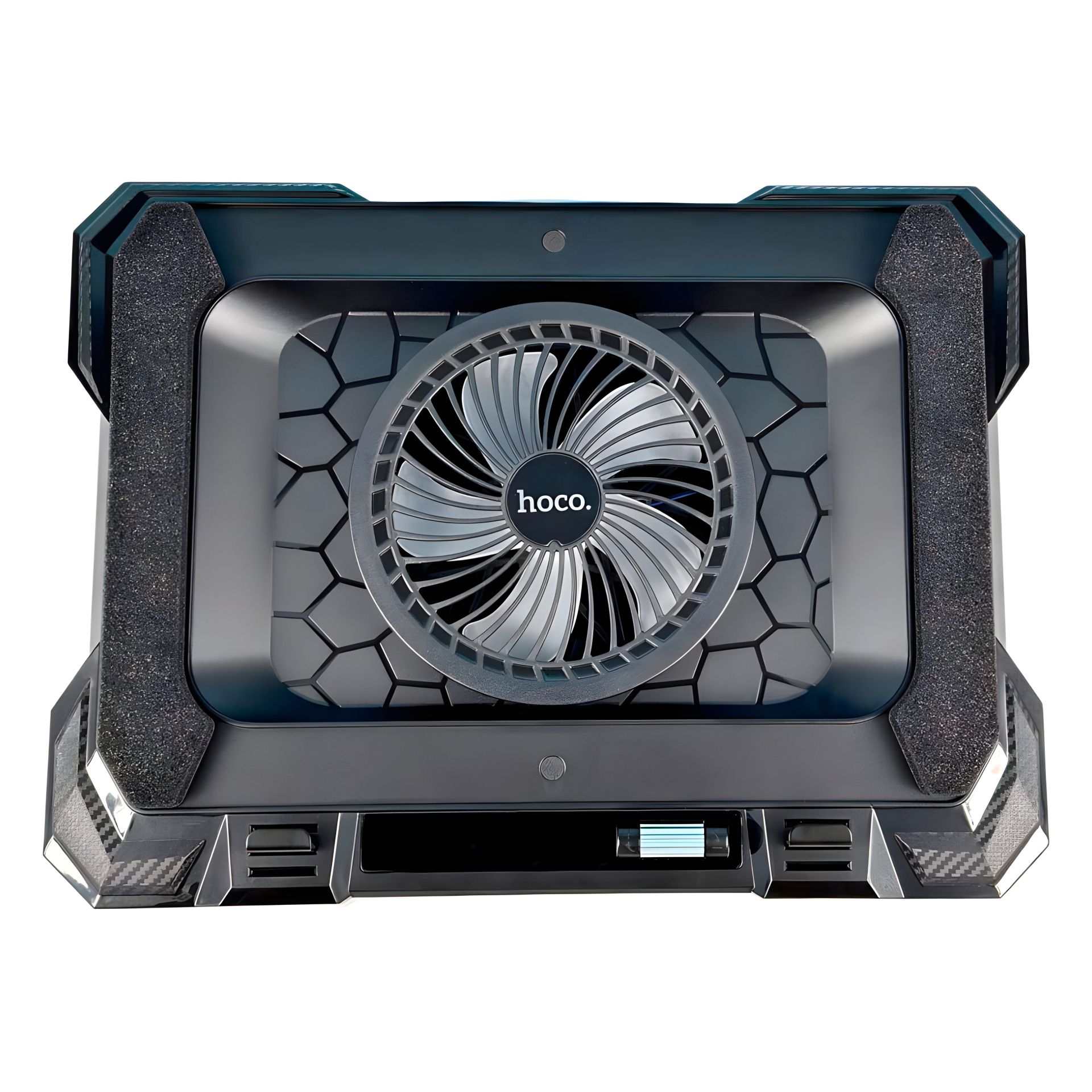 Куллер для Ноутбука HOCO Monnlight RGB, 10 режимов, подсветка, 2 USB, черный DH20 Куллер для Ноутбука HOCO Monnlight RGB, 10 режимов, подсветка, 2 USB, черный DH20