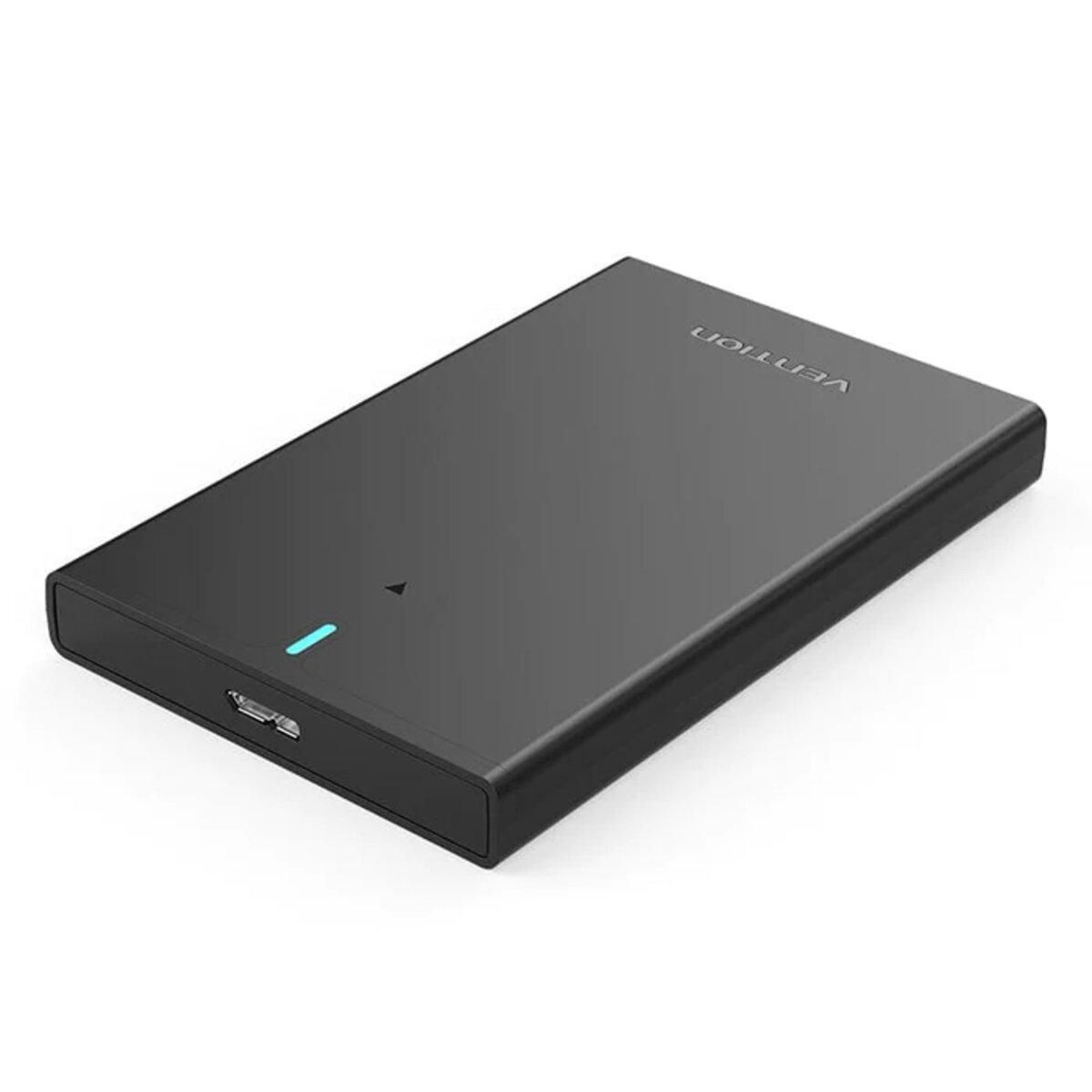 Зовнішній корпус для диска Vention 2.5 Inch SATA HDD Enclosure (USB 3.0 Micro-B) Black (KPAB0) Зовнішній корпус для диска Vention 2.5 Inch SATA HDD Enclosure (USB 3.0 Micro-B) Black (KPAB0)