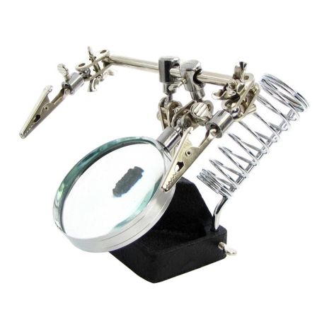 MG16130 держатель плат с лупой (диаметр 65 мм, увеличение 5x) MG16130 держатель плат с лупой (диаметр 65 мм, увеличение 5x)