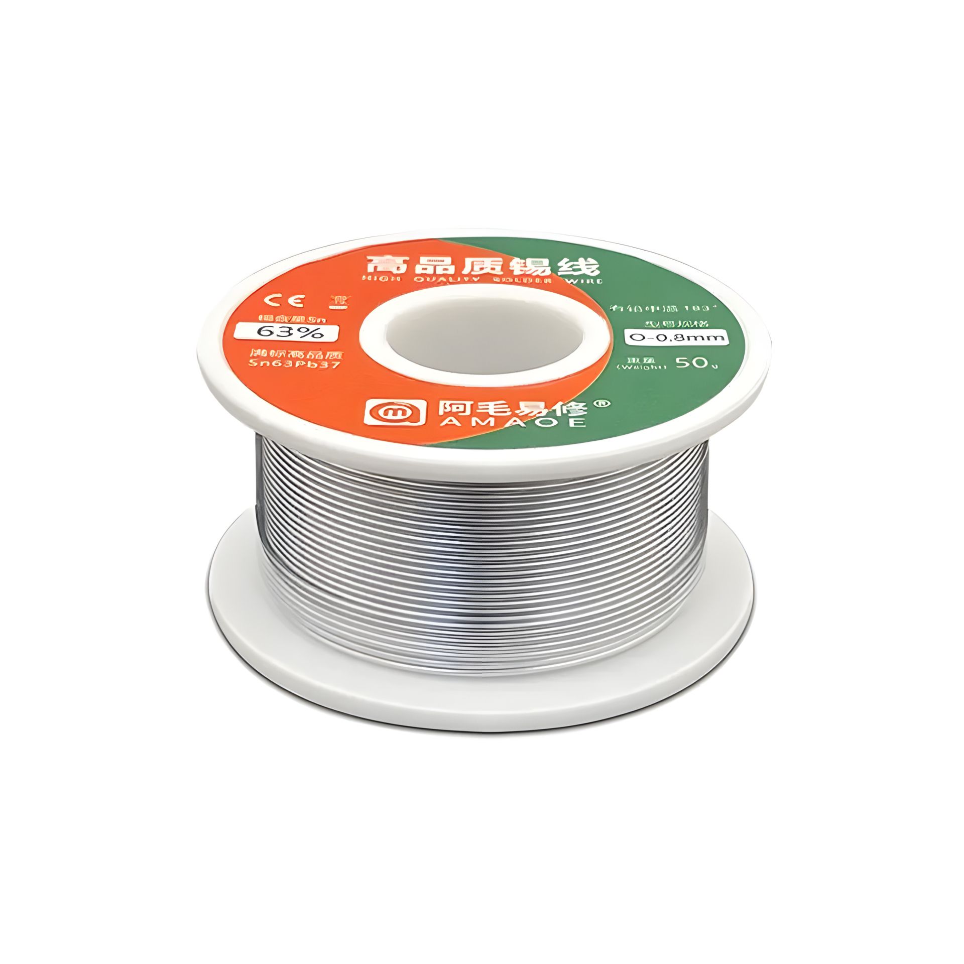 Пайка оловом Amaoe, припой 0.8 мм (Sn63/Pb37/183C/50g) Пайка оловом Amaoe, припой 0.8 мм (Sn63/Pb37/183C/50g)