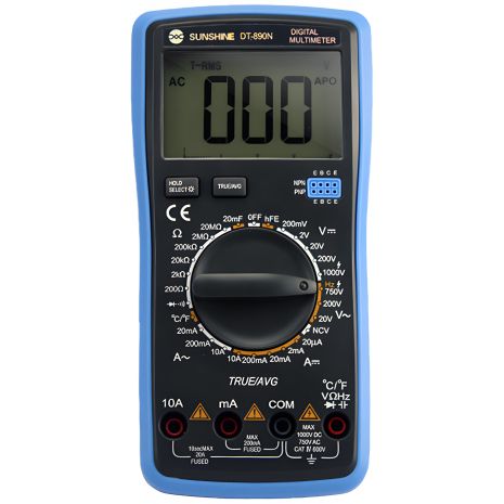 Sunshine DT-890N цифровой мультиметр / автоотключение / True RMS