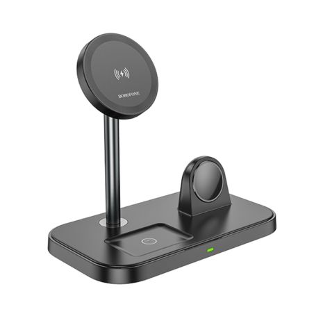 Зарядное устройство Borofone BQ29 3в1 беспроводное black Зарядное устройство Borofone BQ29 3в1 беспроводное black