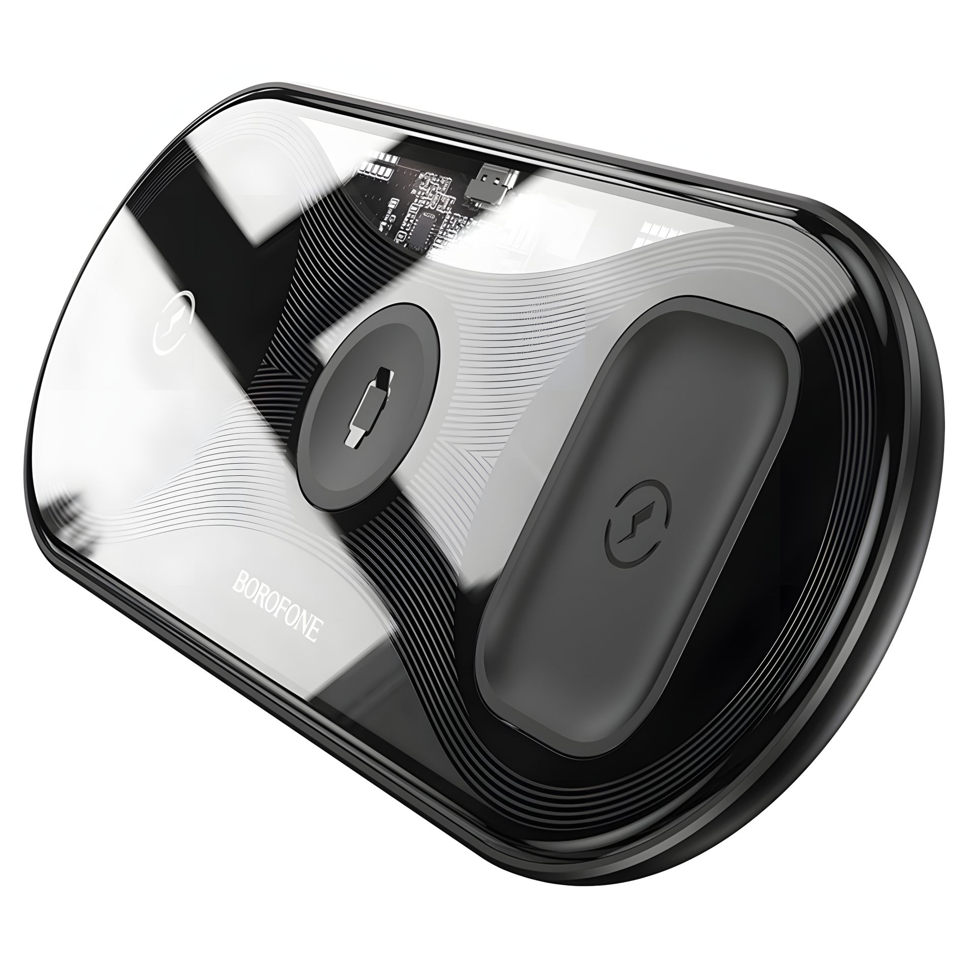 Зарядний пристрій Borofone BQ19 бездротовий, 3в1, 15W, чорний Зарядний пристрій Borofone BQ19 бездротовий, 3в1, 15W, чорний