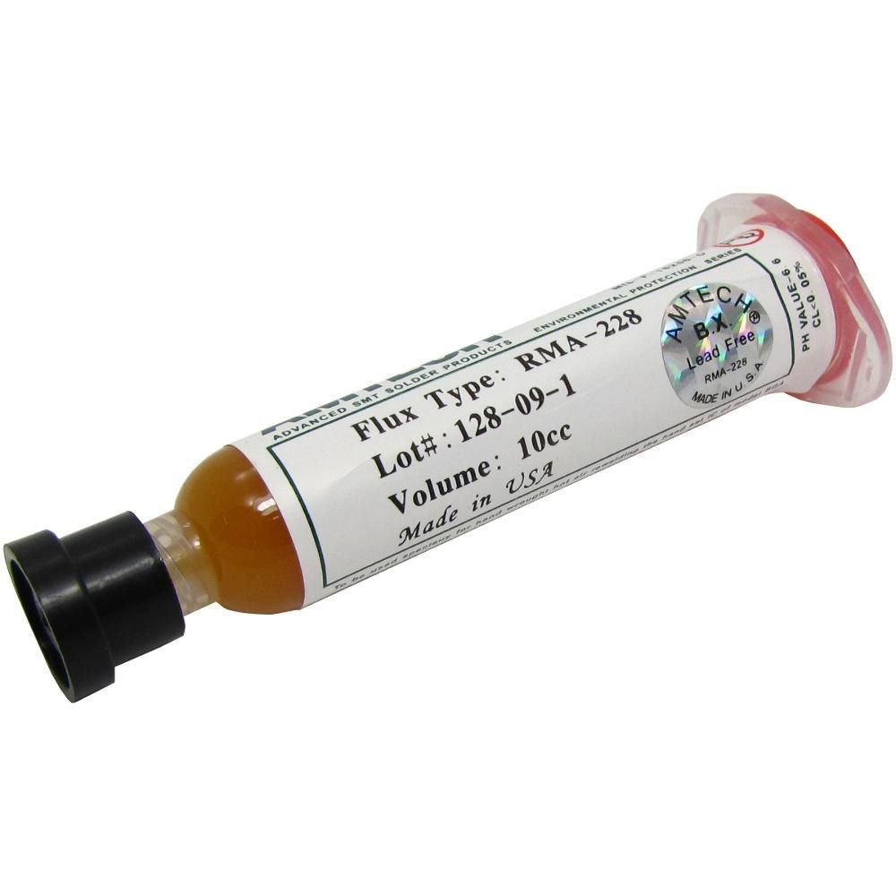 Оригінал флюс-паста Amtech RMA 228, 10 гр, у шприці Оригінал флюс-паста Amtech RMA 228, 10 гр, у шприці