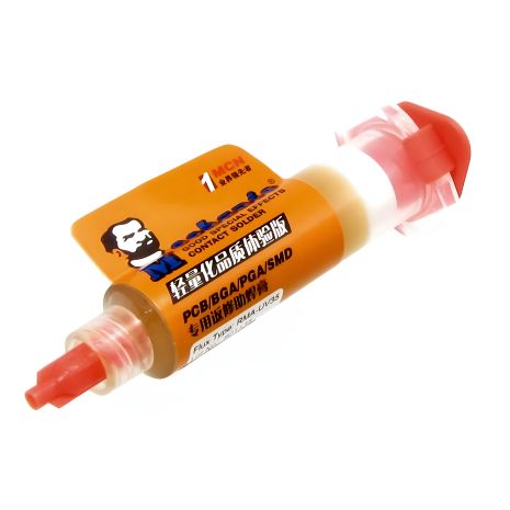 Флюс-паста Mechanic UV35, 5 гр, у шприці (без галогенів) Флюс-паста Mechanic UV35, 5 гр, у шприці (без галогенів)