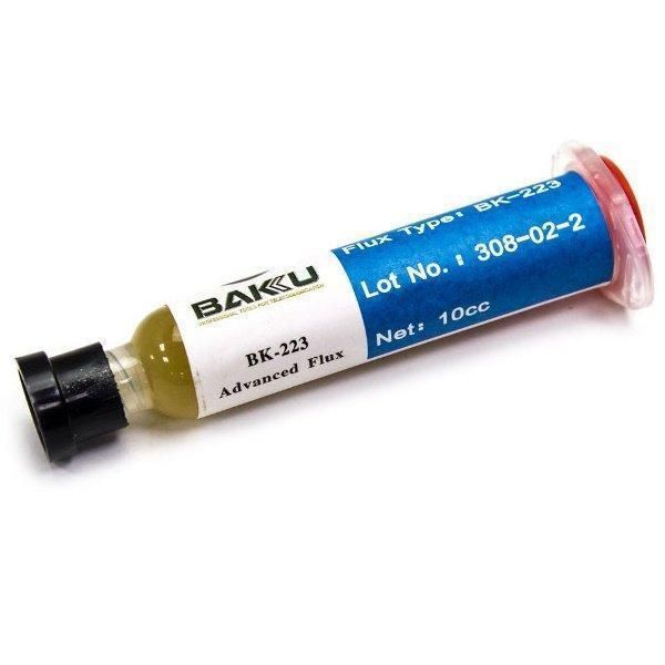 Флюс-паста Baku BK-223 10 гр. в шприце Флюс-паста Baku BK-223 10 гр. в шприце