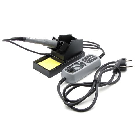 Паяльник WEP 908+ с подставкой и портативным блоком управления (65W, рег. t 200-480 гр С, жало 900M)