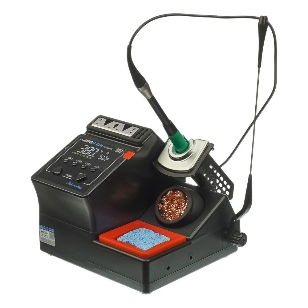 Прецизионная паяльная станция Aifen A9e-115 (паяльник JBC 115, 3 канала памяти, 160W, 100C - 450C) Прецизионная паяльная станция Aifen A9e-115 (паяльник JBC 115, 3 канала памяти, 160W, 100C - 450C)